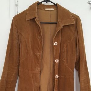 Corduroy duster coat